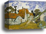 Street in Auvers-sur-Oise by Vincent Van Gogh, Canvas Print