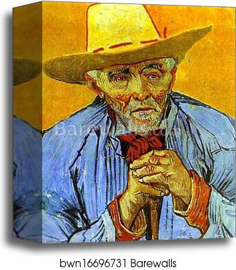 Portrait of an Old Peasant by Vincent Van Gogh, Canvas Print