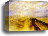 Rain, Steam and Speed - The Great Western Railway by Joseph Mallord William Turner, Canvas Print