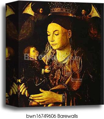 Madonna and Child by Antonello Da Messina, Canvas Print