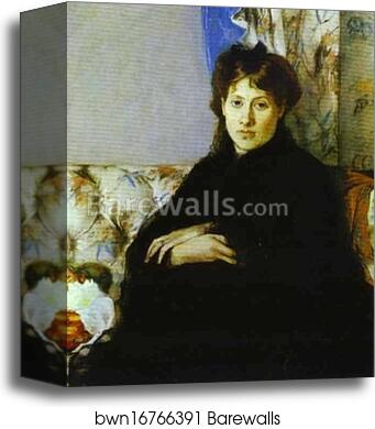 Portrait of Madame Pontillon by Berthe Morisot, Canvas Print