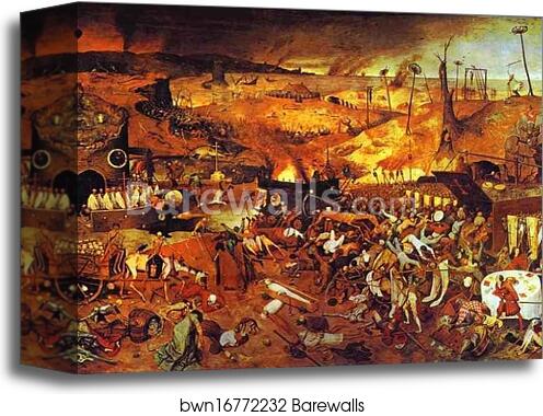 The Triumph of Death by Pieter Bruegel The Elder, Canvas Print