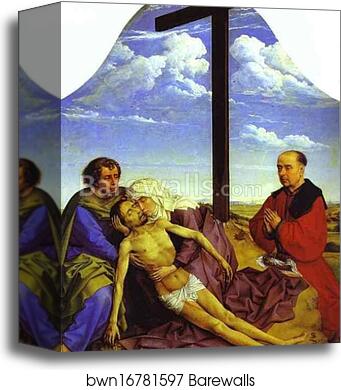 Pieta by Rogier Van Der Weyden, Canvas Print
