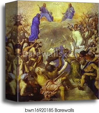 The Trinity in Glory by Titian, Canvas Print
