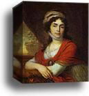 Portrait of M. D. Dunina by Vladimir Borovikovsky, Canvas Print