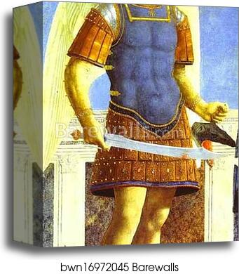 Archangel Michael by Piero Della Francesca, Canvas Print