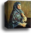 Portrait of P. I. Scherbatova by Vasily Surikov, Canvas Print