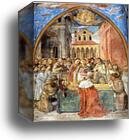 Death and Ascention of St. Francis by Benozzo Gozzoli, Canvas Print