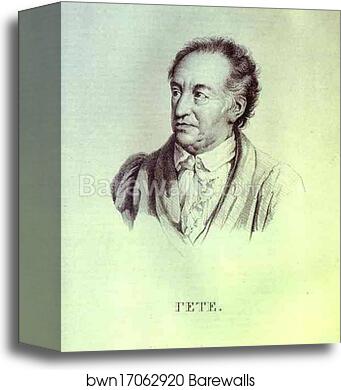 Portrait of I. W. Goethe by Orest Kiprensky, Canvas Print