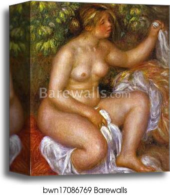 After the Bath by Pierre-Auguste Renoir, Canvas Print