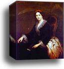 Portrait of Princess Trubetskaya (?) by Sergey Zaryanko, Canvas Print