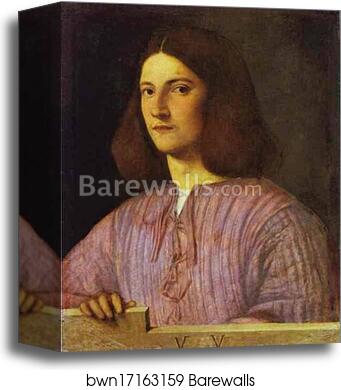 A Young Man by Giorgione, Canvas Print