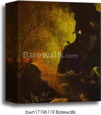 Hell by Hieronymus Bosch, Canvas Print