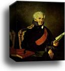 Portrait of A. S. Shishkov by Orest Kiprensky, Canvas Print
