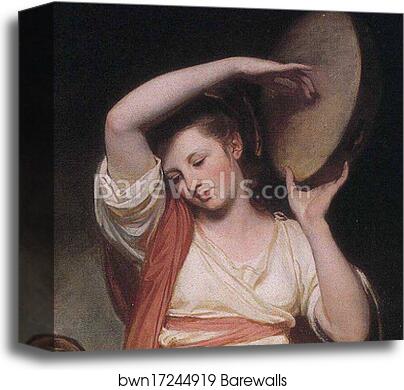 The Levenson-Gower Children. Detail by George Romney, Canvas Print