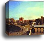 London: Whitehall and the Privy Garden from Richmond House by Giovanni Antonio Canale, Called Canaletto, Canvas Print