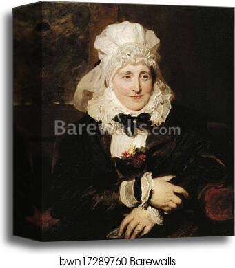 Mrs William Lock by Sir Thomas Lawrence, Canvas Print