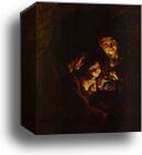 An Old Woman with a Chafing-Dish by Peter Paul Rubens, Canvas Print