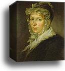 Portrait of A. I. Tropinina, the Artist's Wife by Vasily Tropinin, Canvas Print