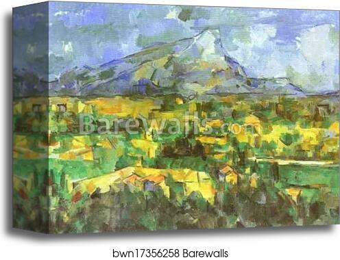 Mount Sainte-Victoire by Paul Cézanne, Canvas Print