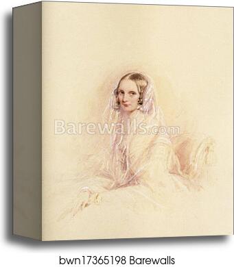 Portrait of Empress Alexandra Fedorovna by Christina Robertson, Canvas Print
