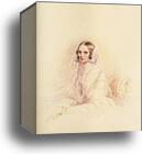 Portrait of Empress Alexandra Fedorovna by Christina Robertson, Canvas Print