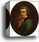 Portrait of Nikolay Lvov, Architect, Painter and Poet by Dmitry Levitzky, Canvas Print