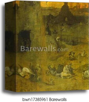 Fall of the Rebel Angels by Hieronymus Bosch, Canvas Print Fall of the Rebel Angels by Hieronymus Bosch, Canvas Print