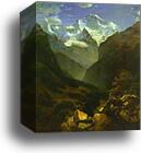 View of the Swiss Alps from Interlaken by Alexey Savrasov, Canvas Print