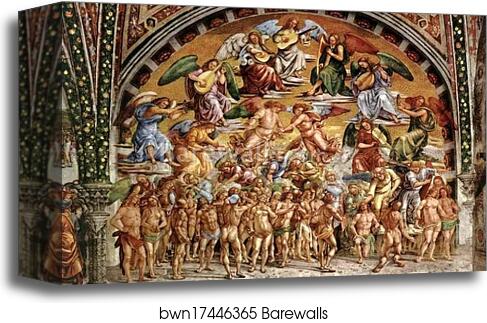 The Paradise by Luca Signorelli, Canvas Print