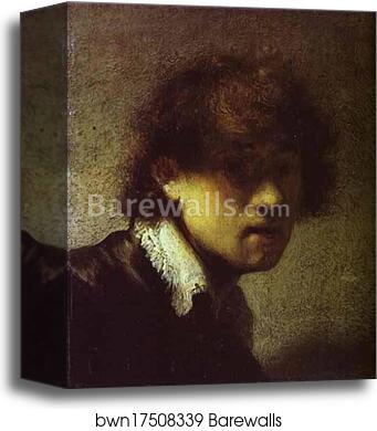 Self-Portrait by Rembrandt Harmenszoon Van Rijn, Canvas Print Self-Portrait by Rembrandt Harmenszoon Van Rijn, Canvas Print