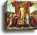 Christ with the Symbols of the Passion Surrounded by Angels by Vittore Carpaccio, Canvas Print
