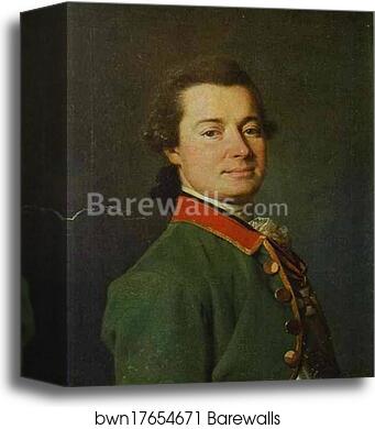Portrait of E. I. Palmenbach by Dmitry Levitzky, Canvas Print Portrait of E. I. Palmenbach by Dmitry Levitzky, Canvas Print