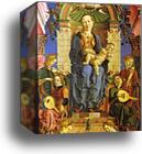 Madonna Enthroned by Cosmè Tura (A.K.A. Cosimo Tura), Canvas Print