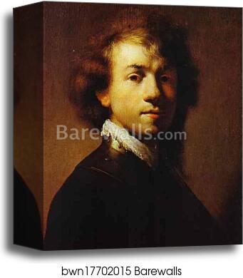 Self-Portrait by Rembrandt Harmenszoon Van Rijn, Canvas Print Self-Portrait by Rembrandt Harmenszoon Van Rijn, Canvas Print