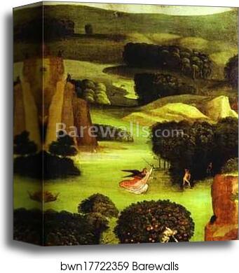Paradise by Hieronymus Bosch, Canvas Print