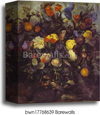 Flowers by Paul Cézanne, Canvas Print