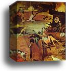 The Triumph of Death. Detail by Pieter Bruegel The Elder, Canvas Print