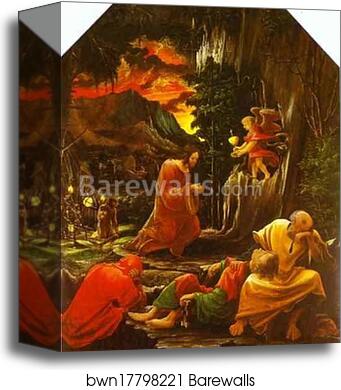 The Agony in the Garden by Albrecht Altdorfer, Canvas Print