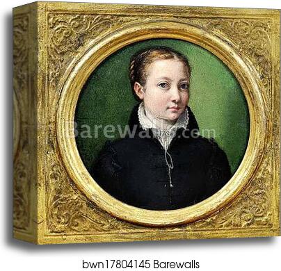 Self-Portrait by Sofonisba Anguissola, Canvas Print