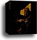 St. Paul in Prison by Rembrandt Harmenszoon Van Rijn, Canvas Print