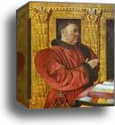 Portrait of Guillaume Jouvenel des Ursins, the Chancellor of Charles VII by Jean Fouquet, Canvas Print