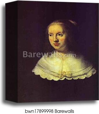 Portrait of a Woman by Ferdinand Bol, Canvas Print