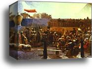 Mocking Christ. "Hail, King of the Jews!" by Ivan Kramskoy, Canvas Print