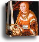 Judith with the Head of Holofernes by Lucas Cranach The Elder, Canvas Print