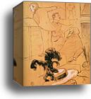 Les Grands Concerts d'Opera: Ambroise Thomas at a Rehearsal of "Françoise de Remini" by Henri De Toulouse-Lautrec, Canvas Print