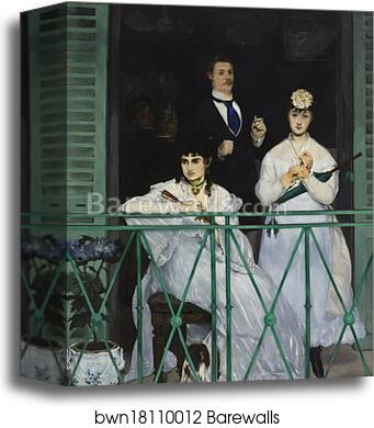 The Balcony by Édouard Manet, Canvas Print