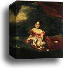 Julia Beatrice, Daughter of Mr and Mrs Robert Peel by Sir Thomas Lawrence, Canvas Print