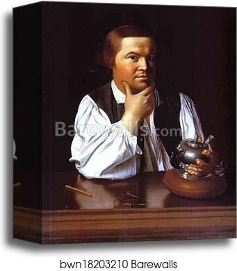 Portrait of Paul Revere by John Singleton Copley, Canvas Print
