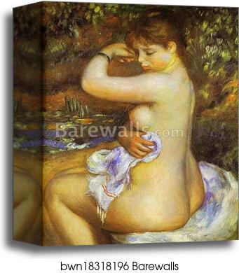 After the Bath by Pierre-Auguste Renoir, Canvas Print